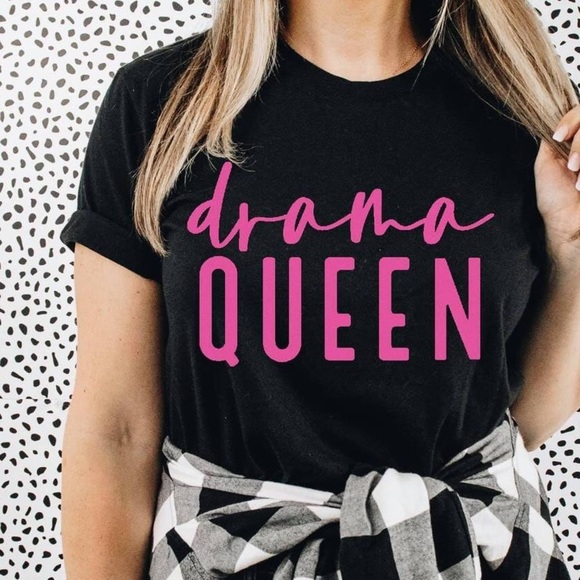 New Drama Queen Graphic Tee Shirt S-3X - Picture 1 of 2